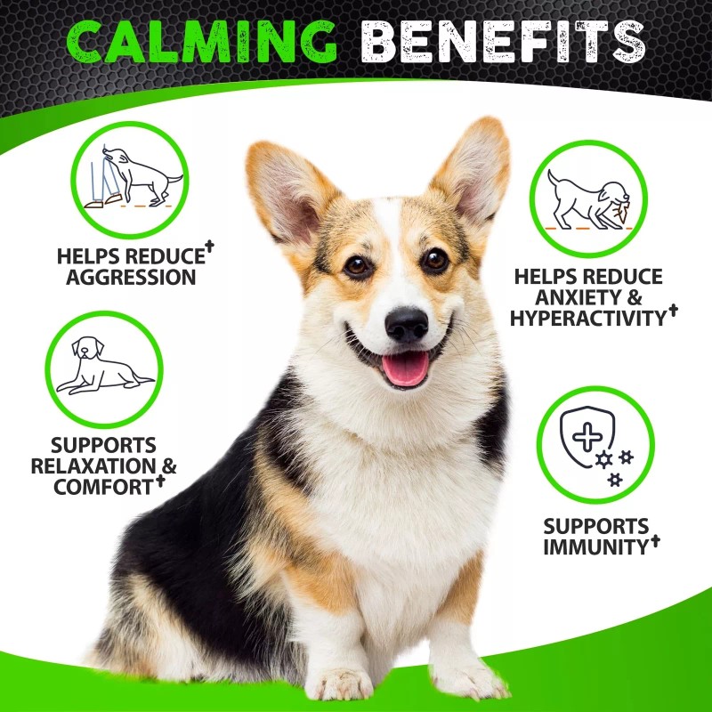 FURALAND Hemp Calming Chews for Dogs with Anxiety and Stress