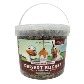 Pecking Order Dessert Bucket Mealworm Sprinkles - 5 LB