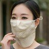 UV Protection Face Mask for Outdoor Sports and Golf Face Cover Dot Black
