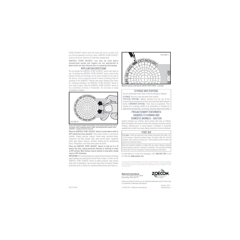 Zoecon - Gentrol Point Source Roach Control Device + Disposable
