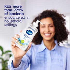 Dial Antibacterial Defense Liquid Hand Soap + Aloe, White Tea Scent, 11 Fl Oz (Pack of 4), Dermatologist-Tested Hand Wash, Gentle Formula