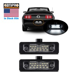 Plug-and-Play LED Car License Plate Lamp for Ford Flex/Taurus/Mustang/Focus Led Number Plate LightLight Color: White