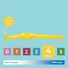 TePe Interdental Brush Angle, Yellow, 0.7mm/ISO 4, 20pcs, Plaque Remover,