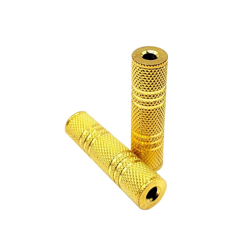 Voluty Tek 1/8 Inch TRS TS 3.5MM Female to Female