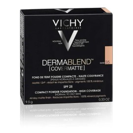 Polvo Compacto Vichy Covermatte Dermablend Tono Sand 35 9.5g