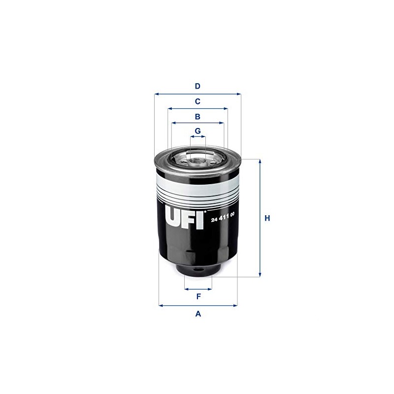 UFI Filters 24.411.00 Diesel Filter for Cars