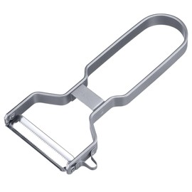 Westmark Peeler with 2 Edge Serrated Blades - Ideal for Peeling Tomato, Kiwi, Mango, Peppers and More, Right and Left Handed - Stainless Steel