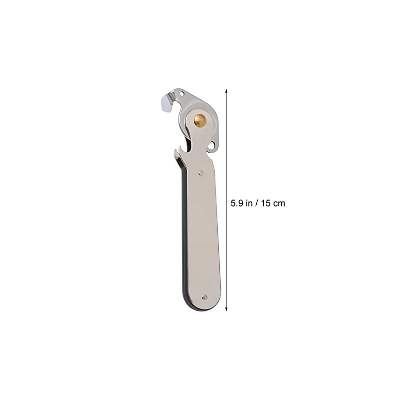 IKAAR Can Opener, Manual Can Opener, Lid Opener, Stainless Steel