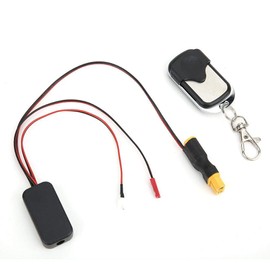 Dilwe Winch Control, Remote Control Winch Control Compatible with SCX10 D90 D110 TF2 TRX4 KM2 RC Model Car (XT60 Plug)
