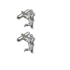 Bowls Player PP-SP10 Sport English Pewter Cufflinks