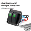 WANGCL Aluminum- 12v/24v Control Panel 2 Position ON/OFF Toggle Switch