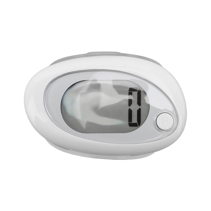 3D Pedometer Simple Step Counter with Clip Lanyard Accurate Quiet
