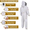 Beekeeping Suit Ventilated 3 Layer Ultra with Total Protection with