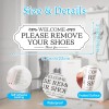 NoBrand Welcome Please Remove Your Shoes Sign, Self-Adhesive Wear-Resistant Please
