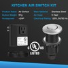 Garbage Disposal Air Switch Kit, UL Certified Professional Garbage Disposal