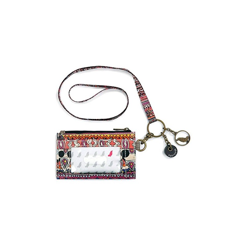 Sakroots ID Lanyard Case, Camel One World