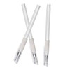 PartyKindom 3pcs Fine Oil Marking Pen for Eyebrow Tattooing Professional Multifunctional White Makeup Mapping Marker Precise Lines for Microblading and False Eyebrows Practice