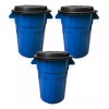 CASA_VERA 3 Botes De Basura Grande Reforzados 120 Litros