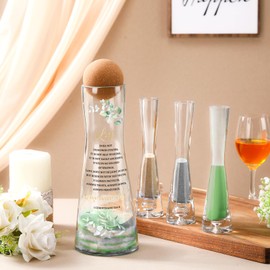 Irenare Unity Sand for Wedding Ceremony Set Include Ceremony Vase, Sand, Cork Stopper for Weddings Engagement Anniversary
