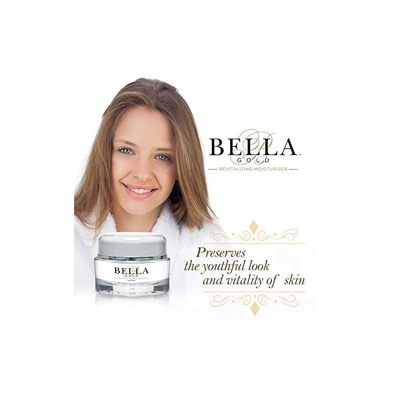 Bella Gold Revitalizing Moisturizer-Breakthrough Formula To Boost Collagen and Elastin.