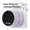 Grothe Calima 400 Mobile Wireless Doorbell Set with Front Doorbell,