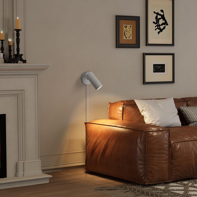 Aisilan Spotlights Indoor, LED Wall Spotlight Plug in with Switch,