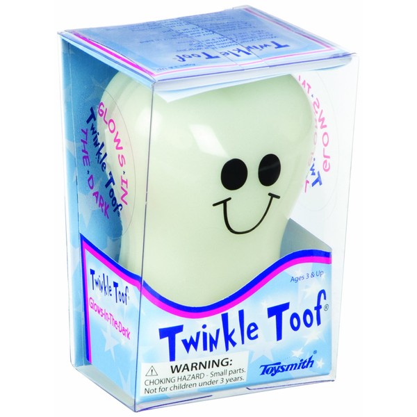 Toysmith Twinkle Toof Tooth (3.5-Inch)