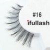 #16, 12 Pairs ifullash 100% Human Hair Eyelashes