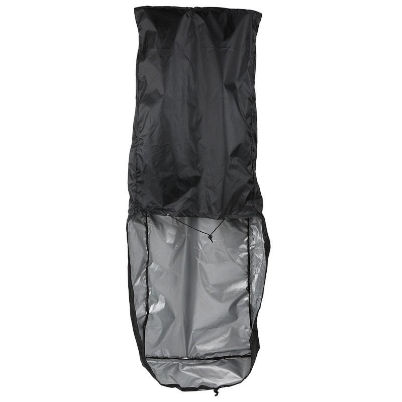 SilverCoated Lawn Mower Waterproof Cover High Temperature Resistance Dustproof Protector(Black