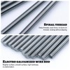 AIMEKE Pack of 6 M8 Threaded Rods, 300 mm Threaded