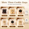 NPLUX 200PACK Self Sealing Cellophane Treat Bags Clear Cookie Bags