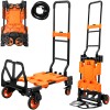 LoJok TECSPACE 2 in 1 Folding Hand Truck, 400 LBS