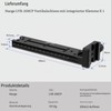 Haoge LVR-200CP Double Dovetail Plate 200mm Vertical Rail with 90