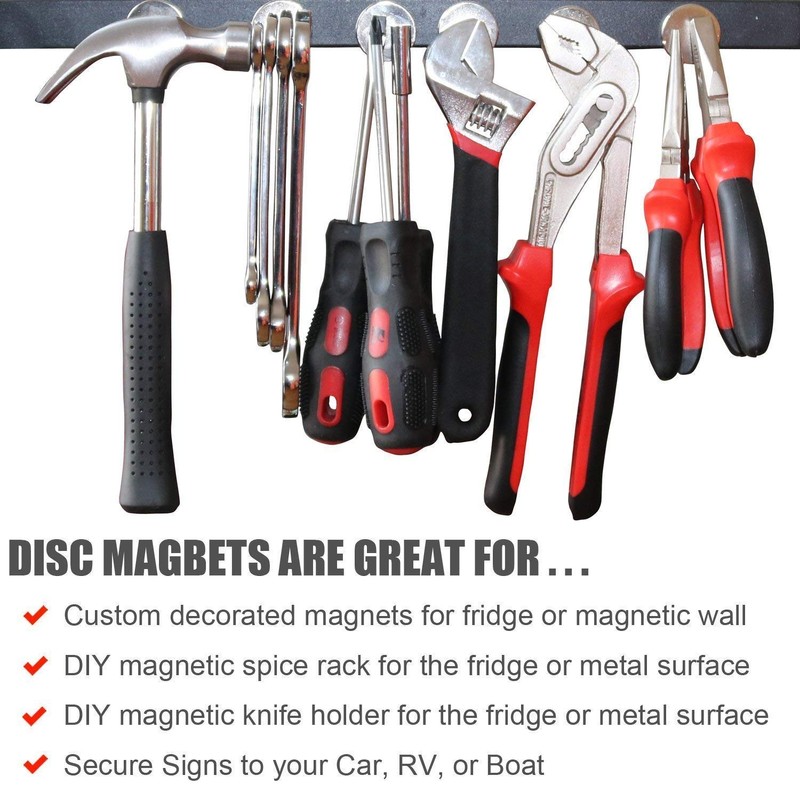 DIYMAG Powerful N52 Neodymium Disc Magnets, Strong, Permanent, Rare Earth