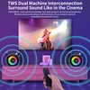 Karaoke Machine with 4 Wireless Microphones, Portable Bluetooth 5.1 Speaker