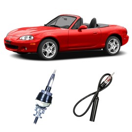 Compatible with Mazda MX-5 Miata 1990-2005 Factory OEM Replacement Radio Stereo Custom Antenna