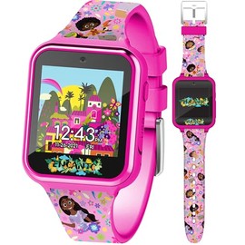 Disney Encanto Kids Smartwatch with Camera, Games, and Fitness Tracker – Interactive Touchscreen Watch with Changeable Faces, Alarm, Voice Recorder, and Step Counter – Fits Wrists 5.5" to 8"