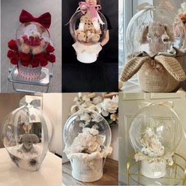 Lumjoy Large Clear 30 Inch Bobo Balloons for Stuffing – 10 Pack Pre-Stretched with Extra Wide Opening, Giant Transparent Wrap for Mother’s Day, Baby Shower, and Birthday Decorations