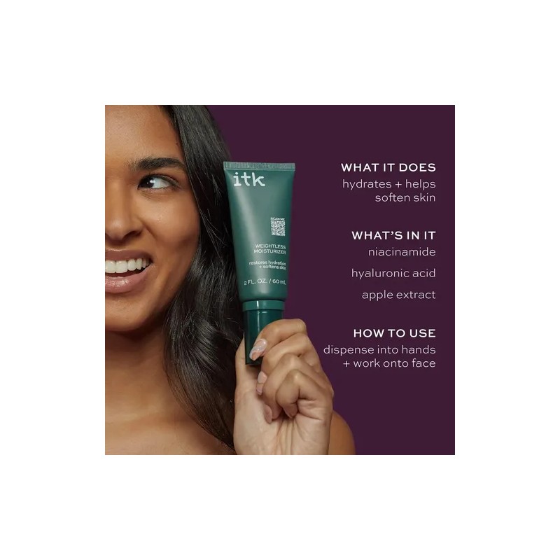 Itk Skincare Set De Limpiador + Crema Hidratante Limpiador F