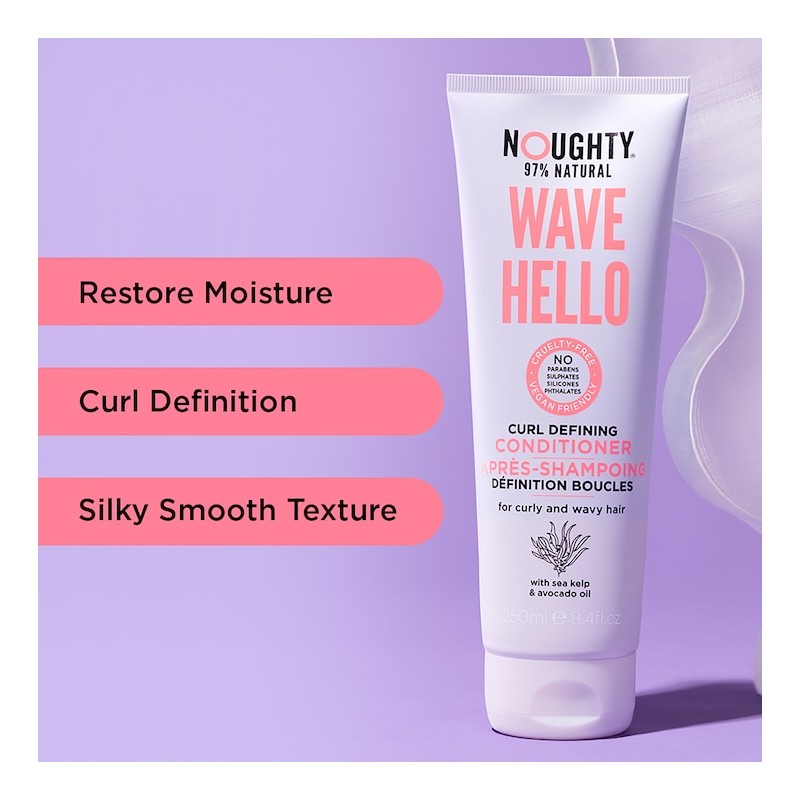 Noughty Wave Hello Curl Defining Conditioner 250ml