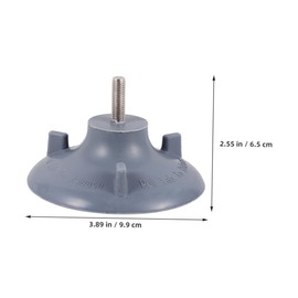 OATIPHO 2pcs Non Slip Toilet Chair Foot Pads with Rubber Suction Cups Slip Bathroom Chair Leg Covers for Enhanced Safety Various Floor Types