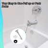 Chaofatchoy 2-Piece Tub Spout Diverter Repair Kit - Includes 2