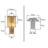 Poppstar screw set for M.2 SSD/NVMe mounting on motherboard