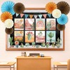 Pajean 62 Pcs Boho Desert Classroom Bulletin Board Decorations with