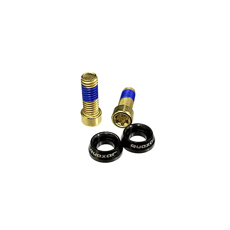 QUAXAR Titanium Bottle Cage Bolts, 0.2 x 0.5 inches (5