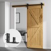 CCJH 2 Packs Sliding Barn Door Floor Guide Adjustable Bottom
