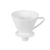 Cilio Coffee Filter with Nozzle White 4 Cup