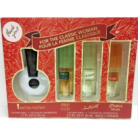 COTY 4 PC SET NIB,EXCLAMATIO