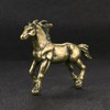 Milageto Brass Horse Ornament Horse Sculpture Desktop Ornament Tabletop Centerpieces