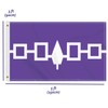 3×5 FT Iroquois Flag, Large 100D Native First Nation Outdoor